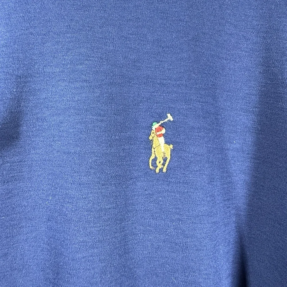Polo‎ Ralph Lauren Long Sleeve Shirt Sz L Blue Pony Logo Classic Fit Soft Cotton